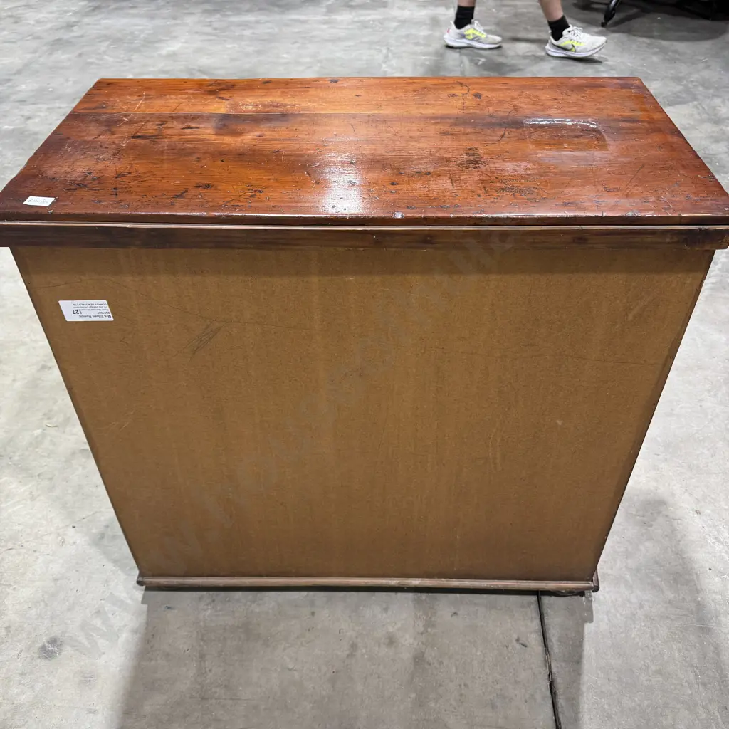 Antique Four Drawer Chest of Drawers, Possibly Rimu Image 1++