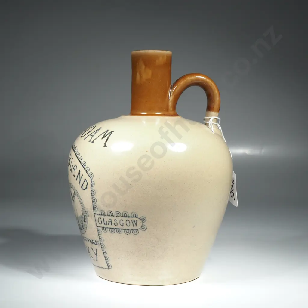 19th Century Antique Stoneware Whisky Jug Produced for "Jeroboam' The Royal Blend Whisky Image 1++