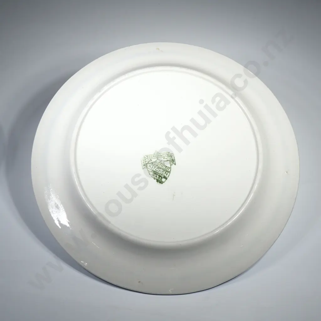 T G Green Cornish Ware Butter Dish w Green Stamp Image 1++