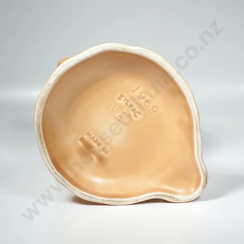 Sylvac Beige Jug Depicting Gypsies Climbing a Stylized Mushroom. Model No 1969 Image 1++