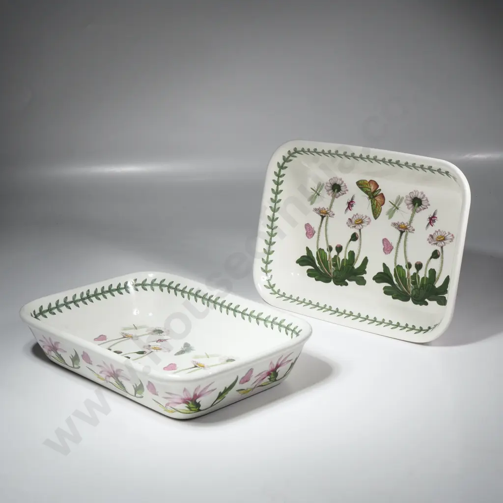 Portmeirion Botanic Garden Lasagna Dish in the Daisy Pattern Image 1++