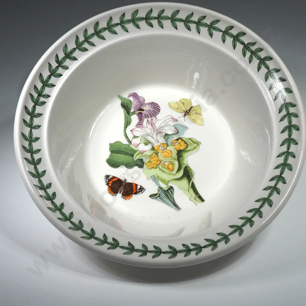 Five Portmeirion Botanic Garden Oatmeal Bowls Image 1++