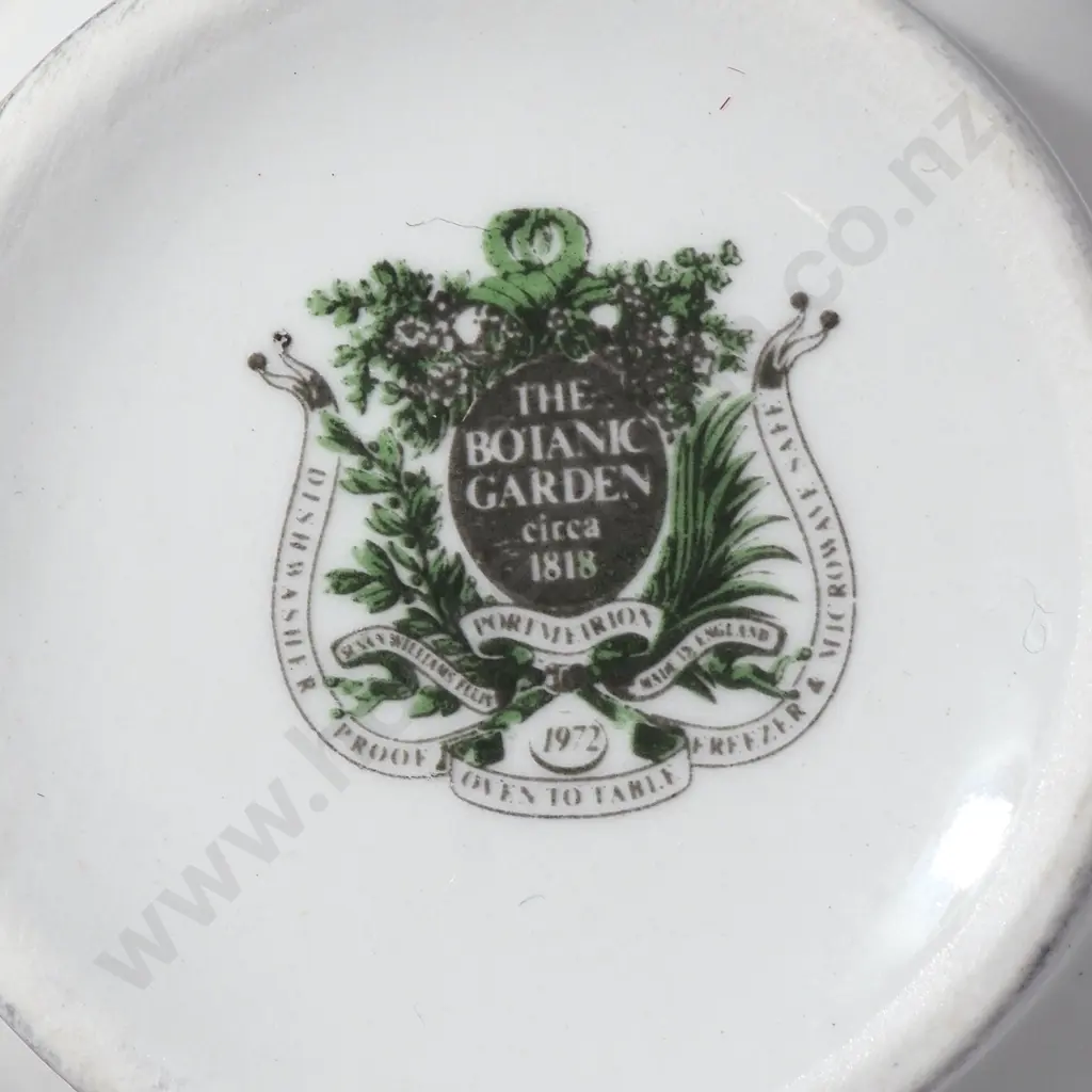 Three Bell Shaped Portmeirion Botanic Garden Mugs in The Speedwell, Forget Me Not & Rhododendron Pattern Image 1++