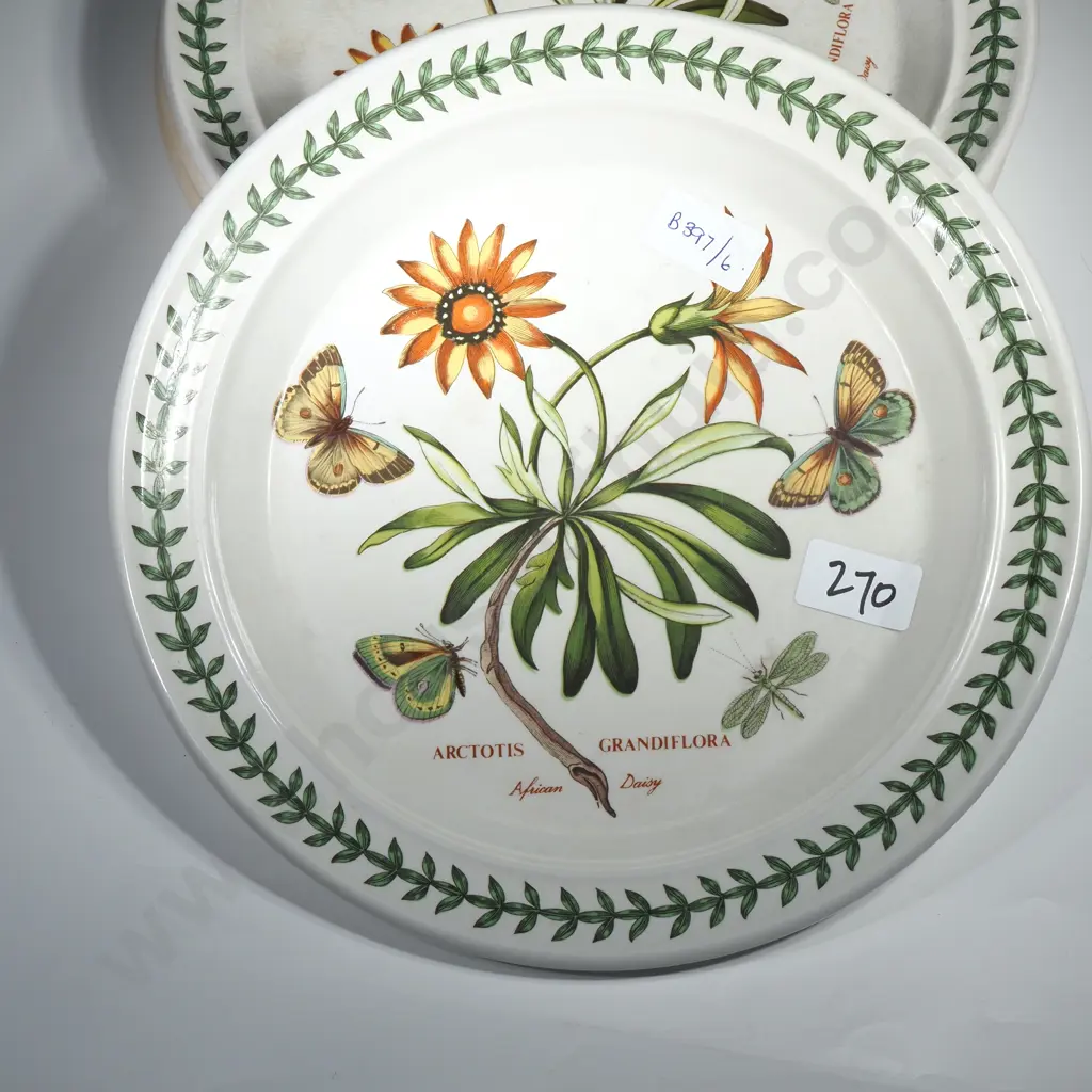 Four Portmeirion Botanic Garden Dinner Plates Image 1++