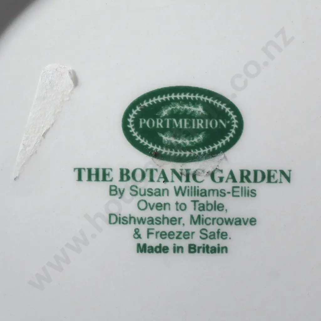 Five Portmeirion Drum Botanical Garden Breakfast Cups & Saucers Image 1++