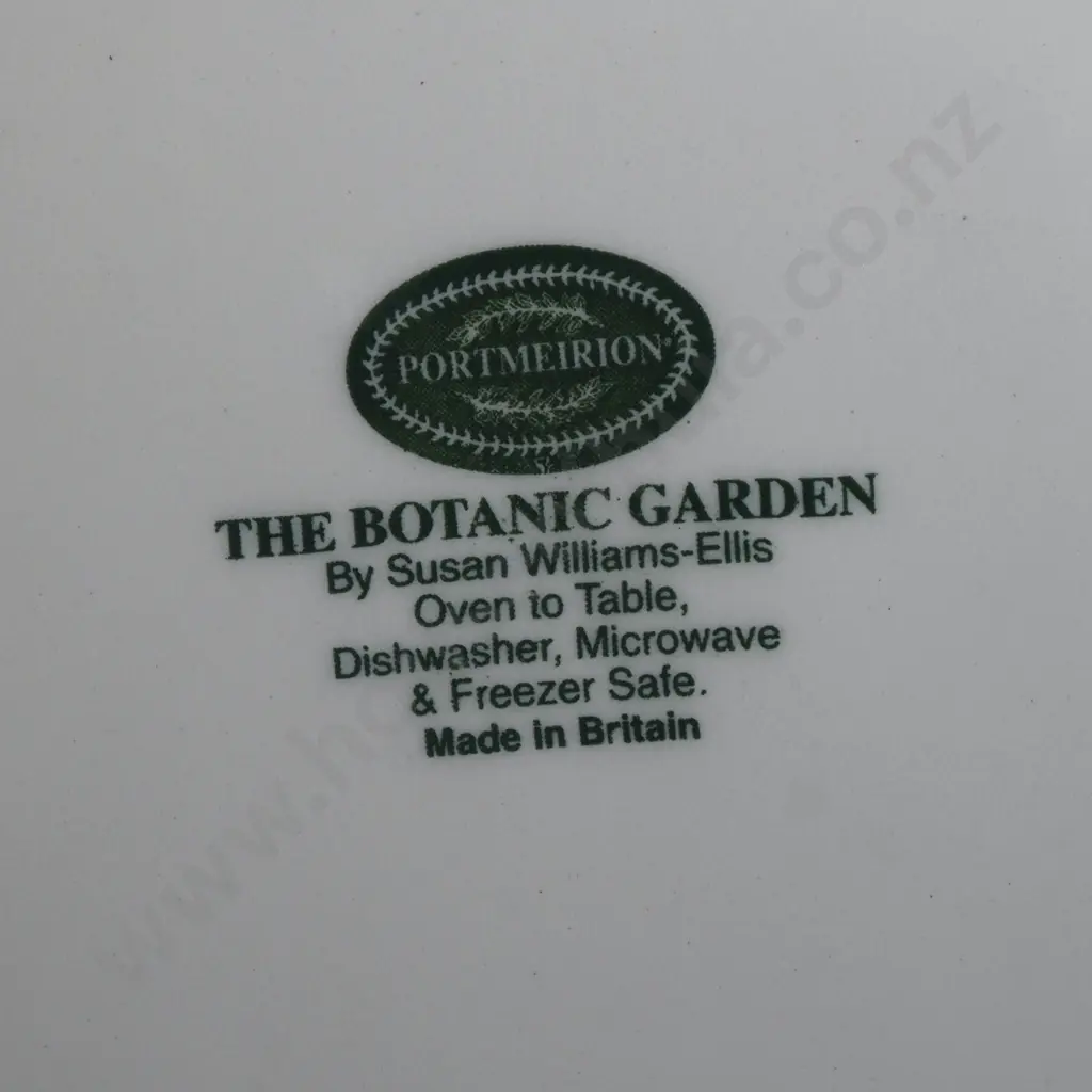 Five Portmeirion Drum Botanical Garden Breakfast Cups & Saucers Image 1++