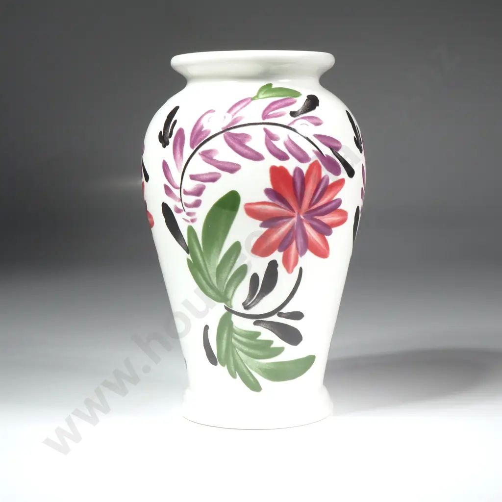 Portmeirion Baluster Shaped Vase in the Welsh Dresser Pattern Image 1++