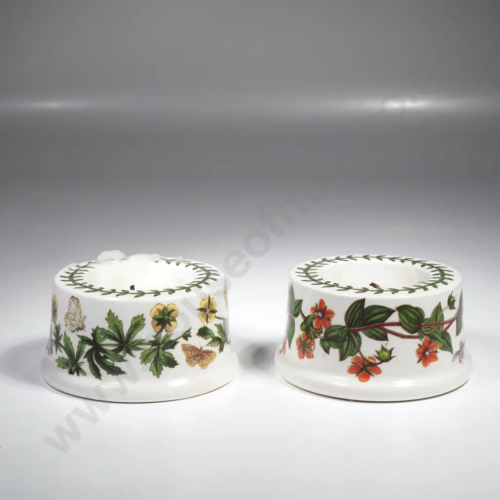 Two Portmeirion Botanic Garden Candle Holders Image 1++