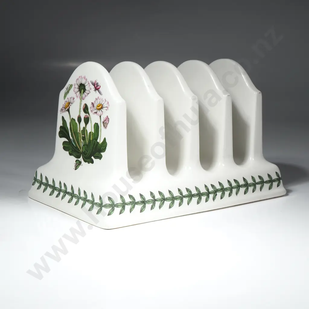 Portmeirion botanic Garden Toast Rack in the Daisy & Speedwell Pattern Image 1++