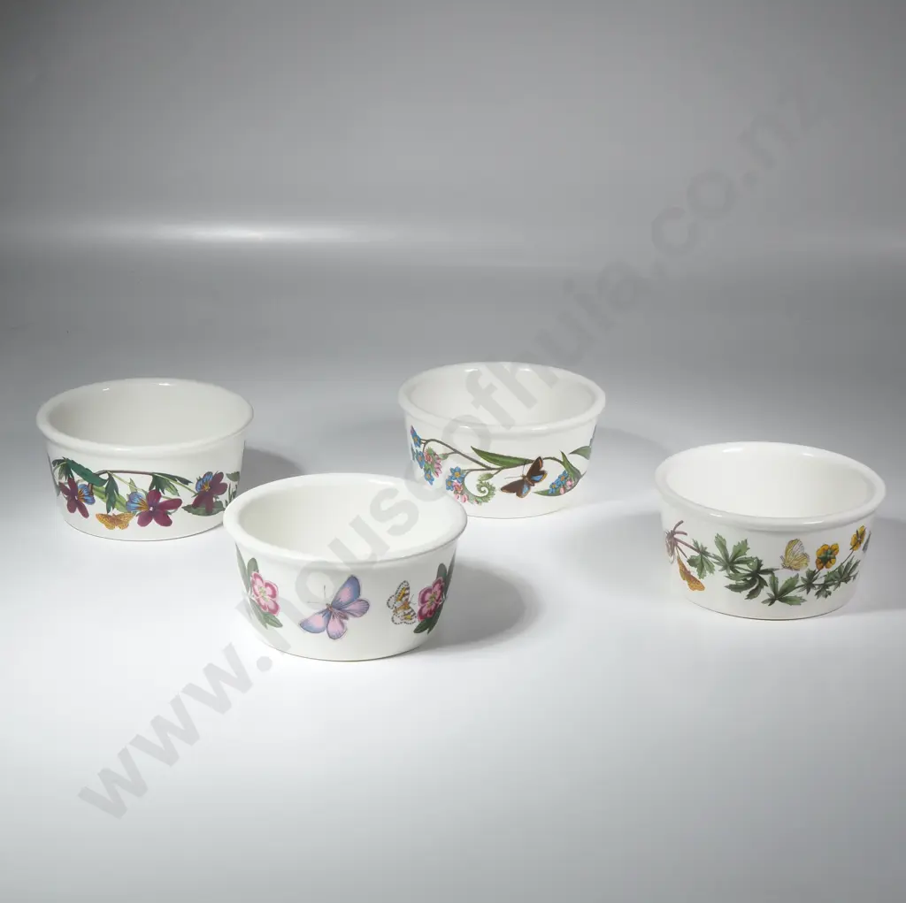 Four Large Portmeirion Botanic Garden Ramekins Image 1++