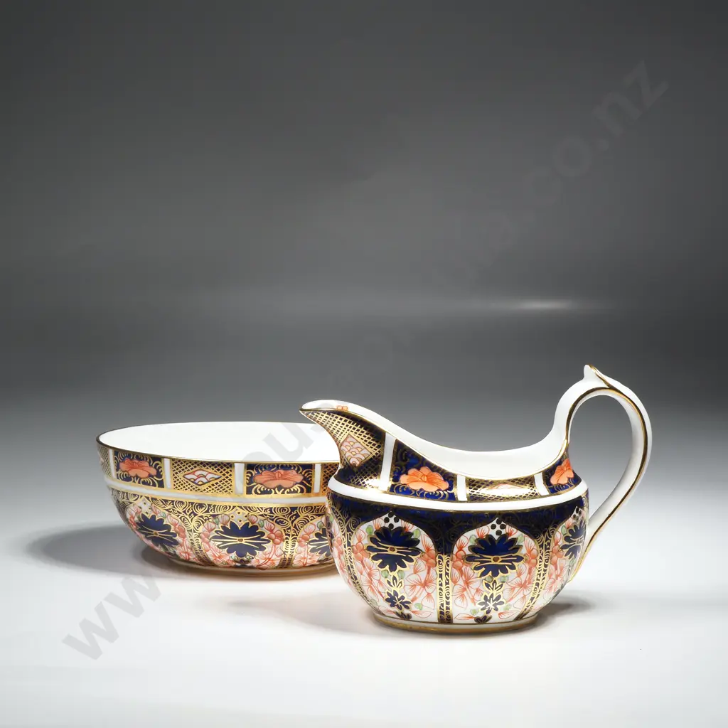 Royal Crown Derby Sugar Bowl & Creamer Image 1++