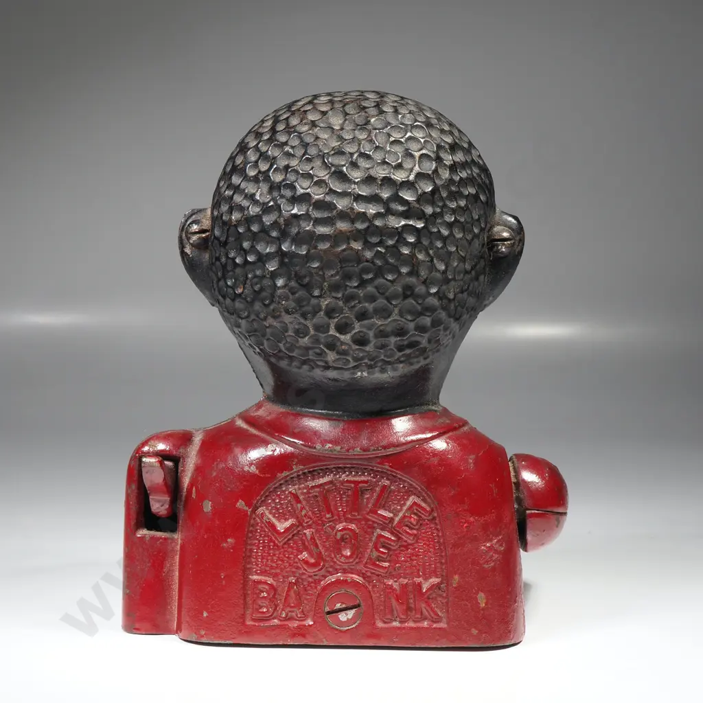 Antique Cast Iron 'Little Joe', Mechanical Money Box Image 1++