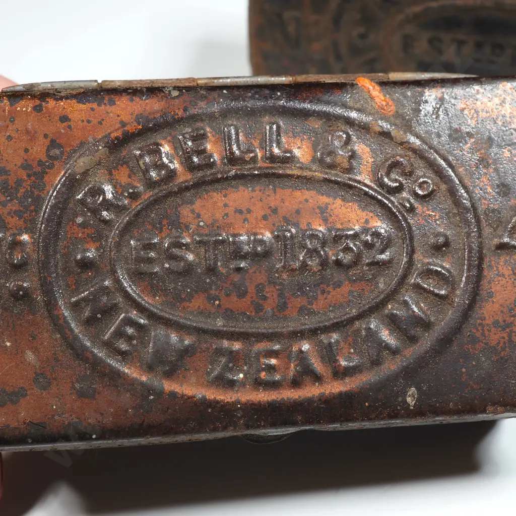Two NZ R Bell Match Tins Image 1++