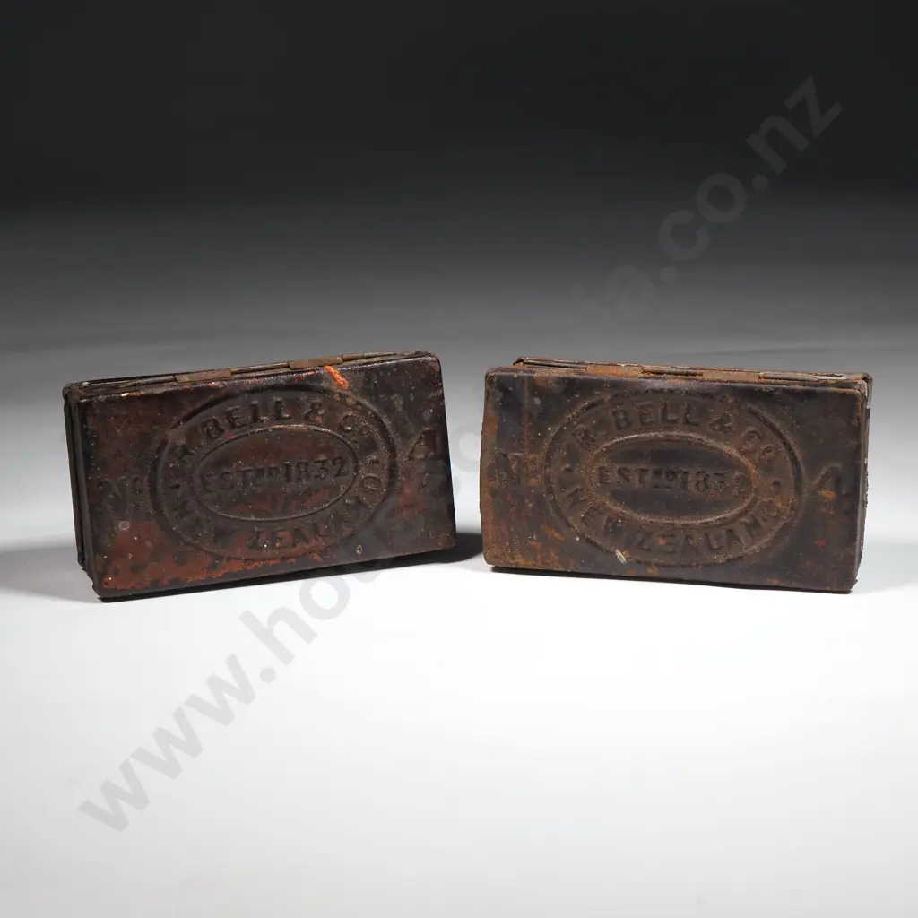 Two NZ R Bell Match Tins Image 1++