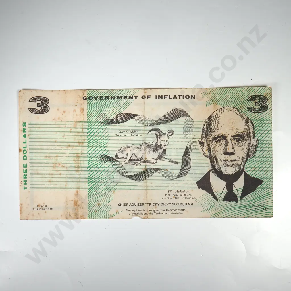 Australia Political Government of Inflation - Vote Labour Note Image 1++