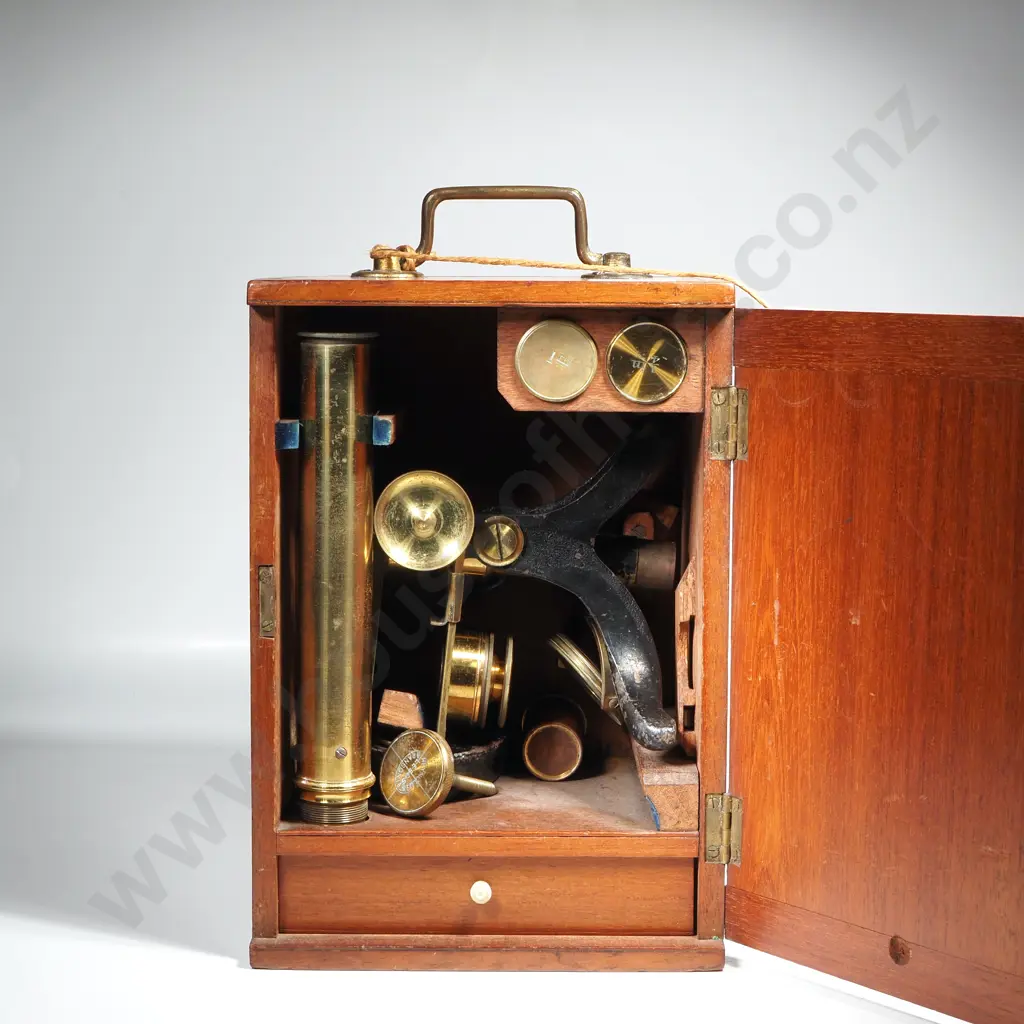 Victorian Cased Watson & Sons Compound Monocular Microscope Image 1++
