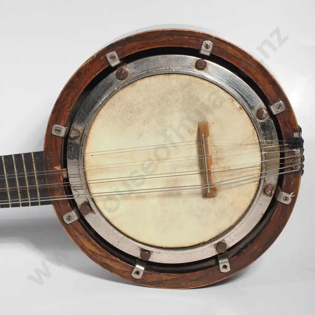 John Grey & Sons Banjo-Mandolin - 8-String Model With Original Case Image 1++