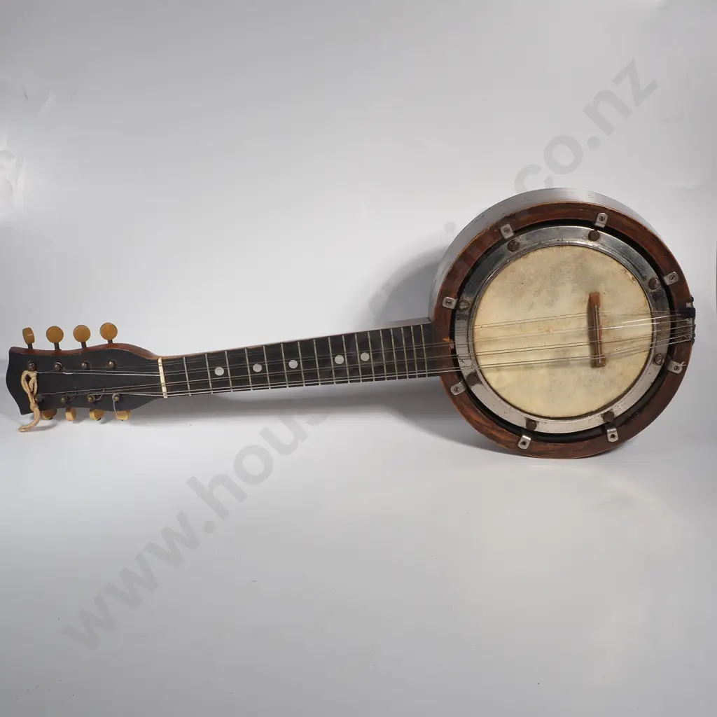 John Grey & Sons Banjo-Mandolin - 8-String Model With Original Case Image 1++