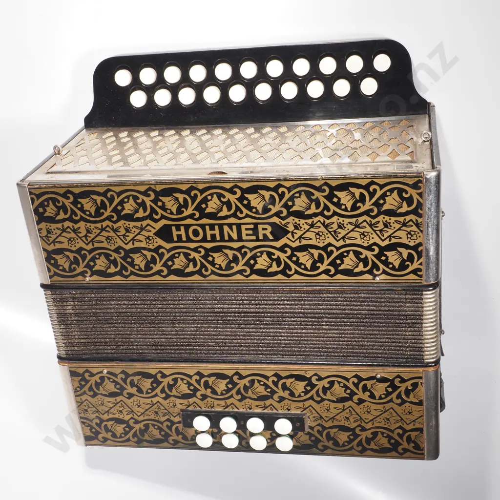 Hohner Pokerwork Diatonic Button Accordion Image 1++