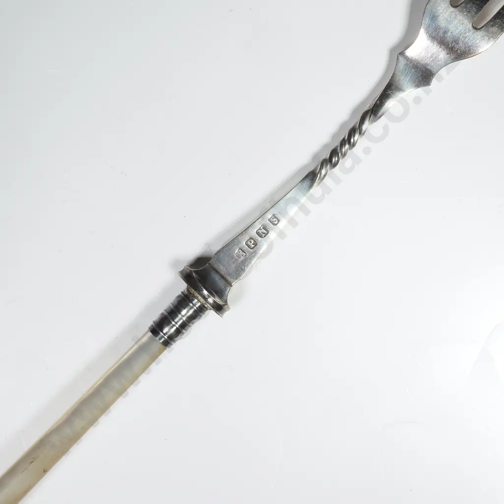 EP Pickle Fork w Mother of Pearl Handle Image 1++