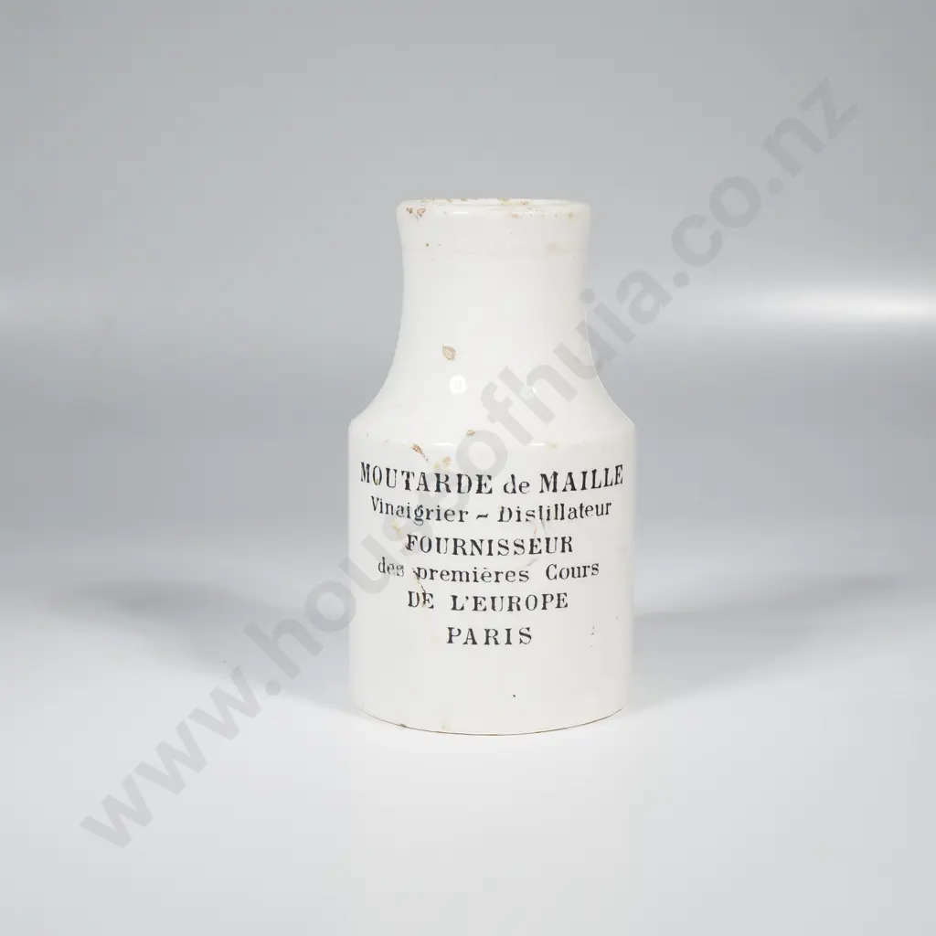 Vintage Digoin Sarreguemines Mustard Jar Image 1++