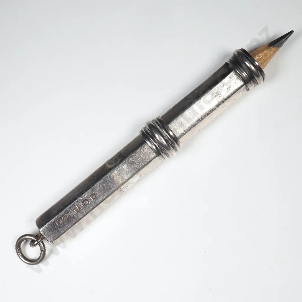 Sterling Silver Pencil Holder Image 1++
