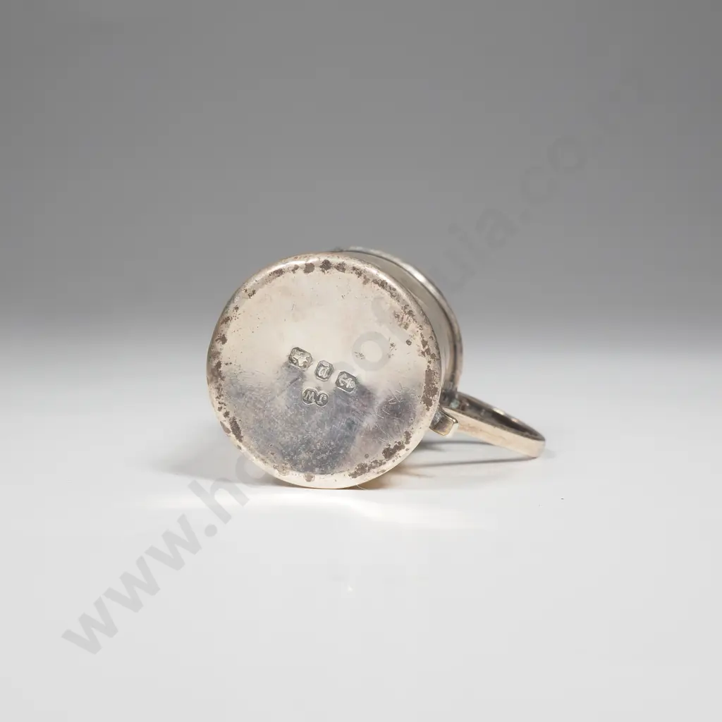 Miniature sterling silver tankard, HM Birmingham 1898 Image 1++
