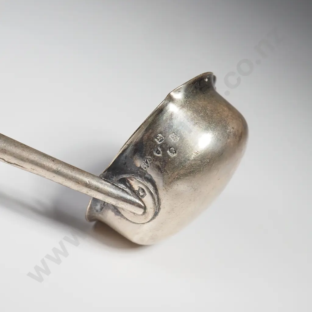 Sterling silver toddy ladle, HM London 1873 Image 1++