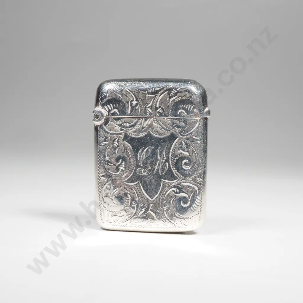 Sterling Silver Vesta Box Image 1++