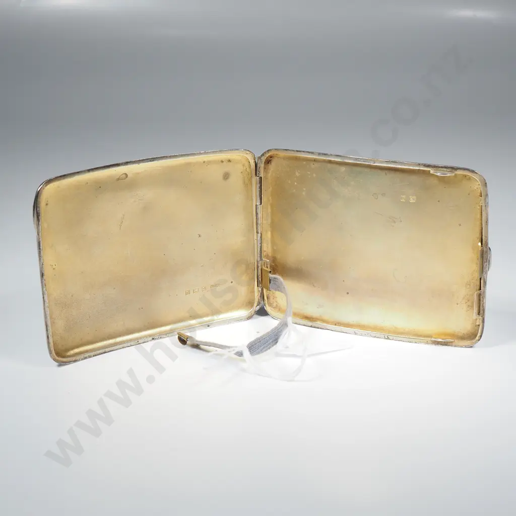Sterling Silver Plain Cigarette Case Image 1++