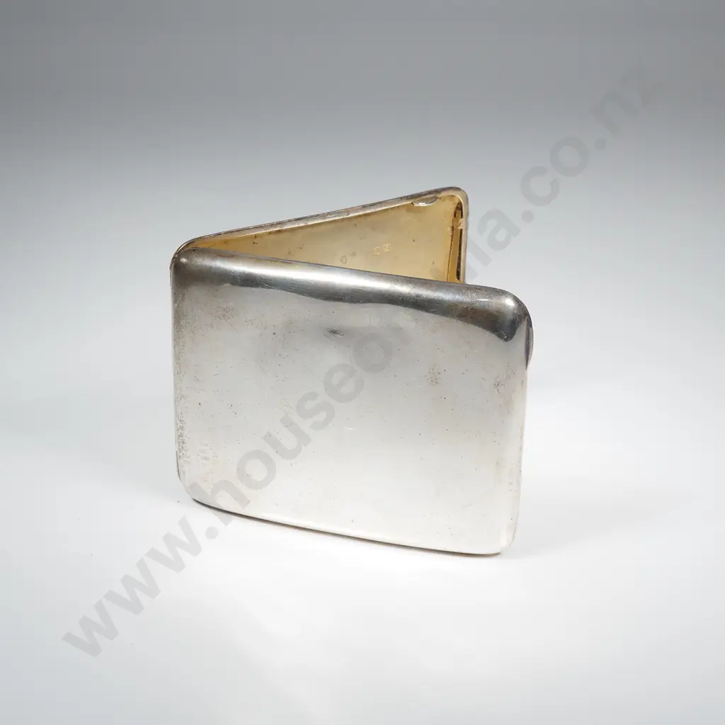 Sterling Silver Plain Cigarette Case Image 1++