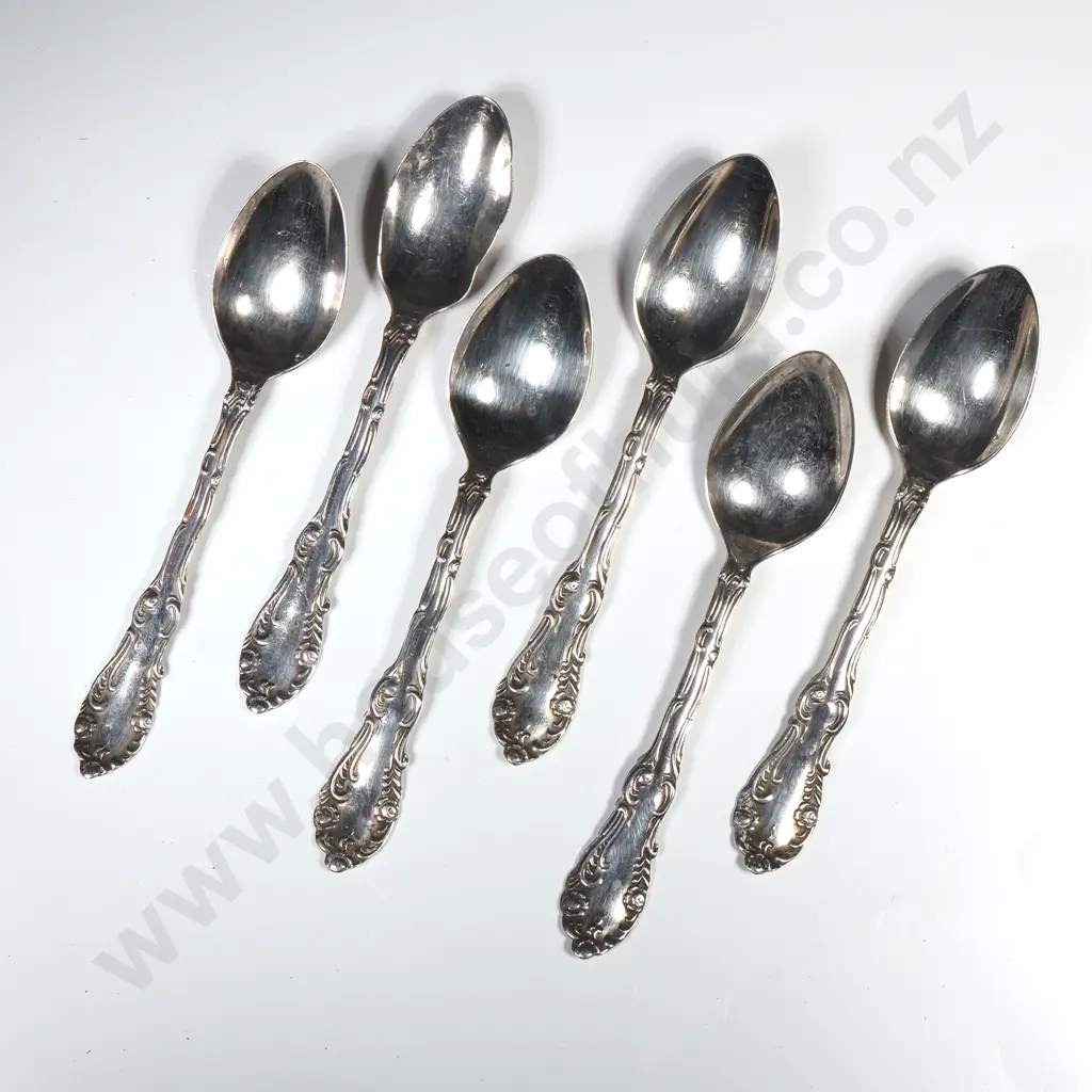 Six Sterling Silver Coffee Spoons Image 1++