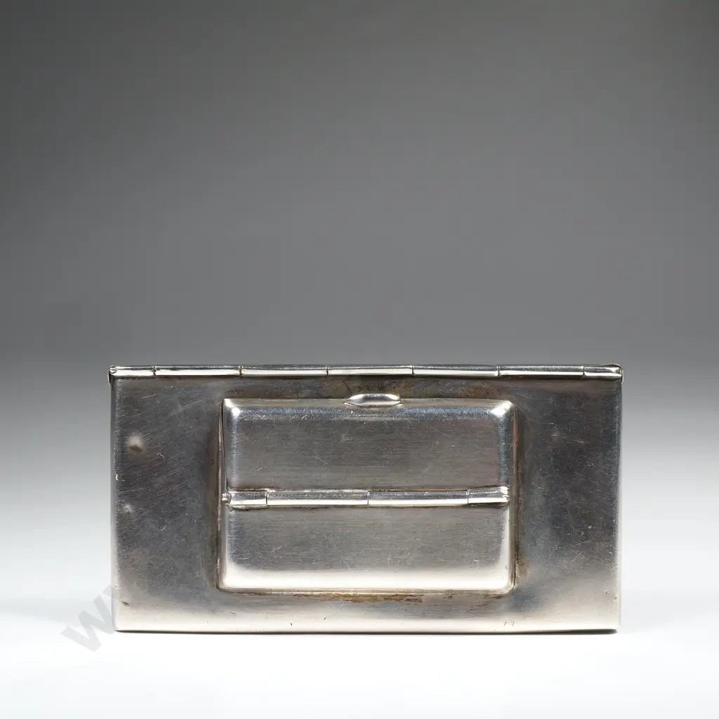 Combination Sterling Silver Card Case & Stamp Holder Image 1++