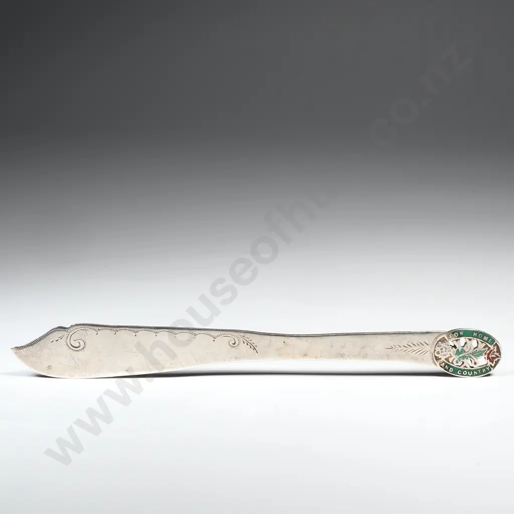 For Home & Country Sterling Silver Butter Knife - Country Women's Institute Image 1++