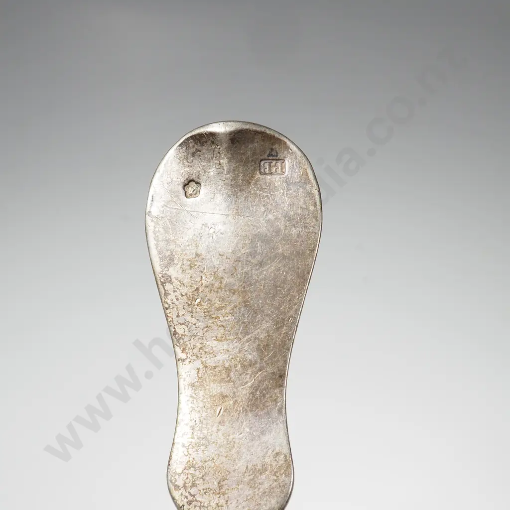 Antique Austria / Hungarian 800 Silver Soup Spoon Image 1++