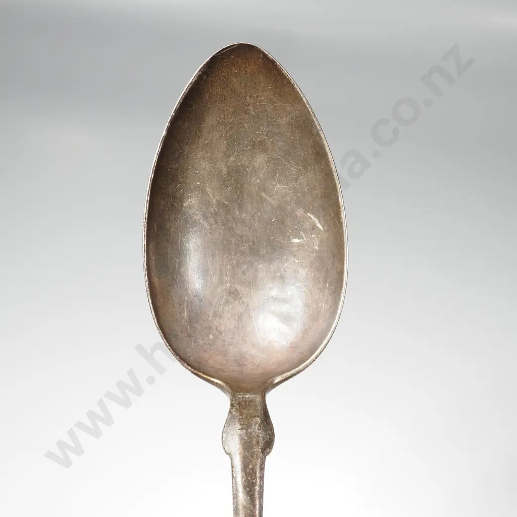 Antique Austria / Hungarian 800 Silver Soup Spoon Image 1++