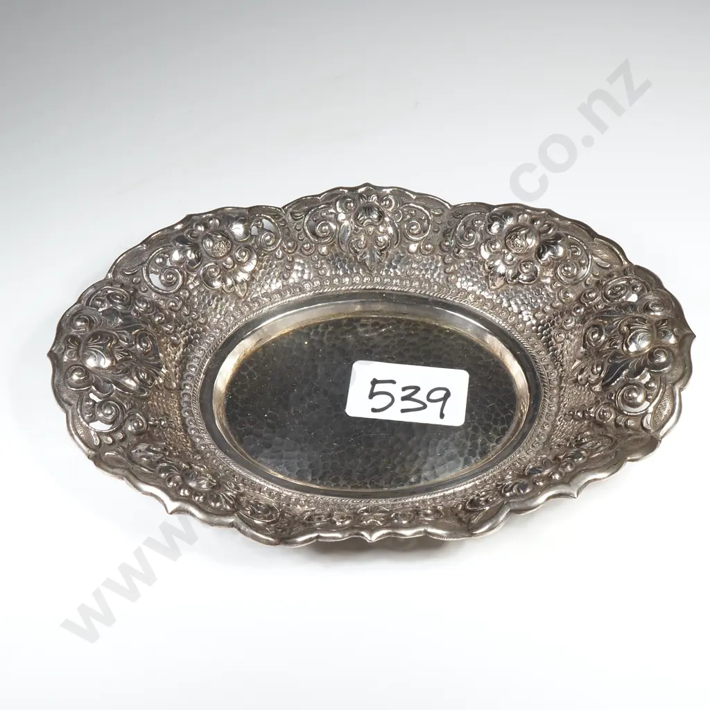 Antique .800 German Silve bon Bon Dish Image 1++