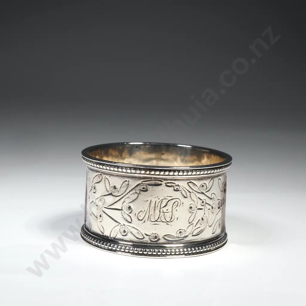 Sterling Silver Napkin Ring - 26.87 Grams Image 1++