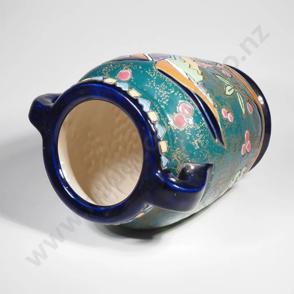 Large Amphora 'Campina' Vase w Stylized 'Tree of Life' Motif Image 1++
