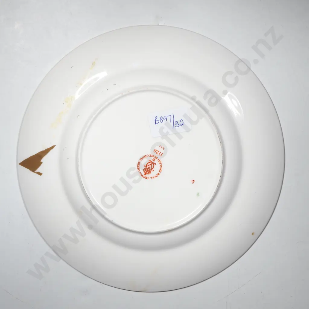 Royal Crown Derby Old Imari (Pattern 1128) Plate  w Cobalt Blue, Iron Red & Gold Accents Image 1++