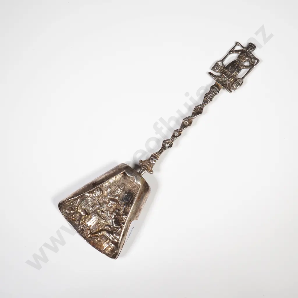 Antique Dutch .833 Silver Figural Spoon Image 1++