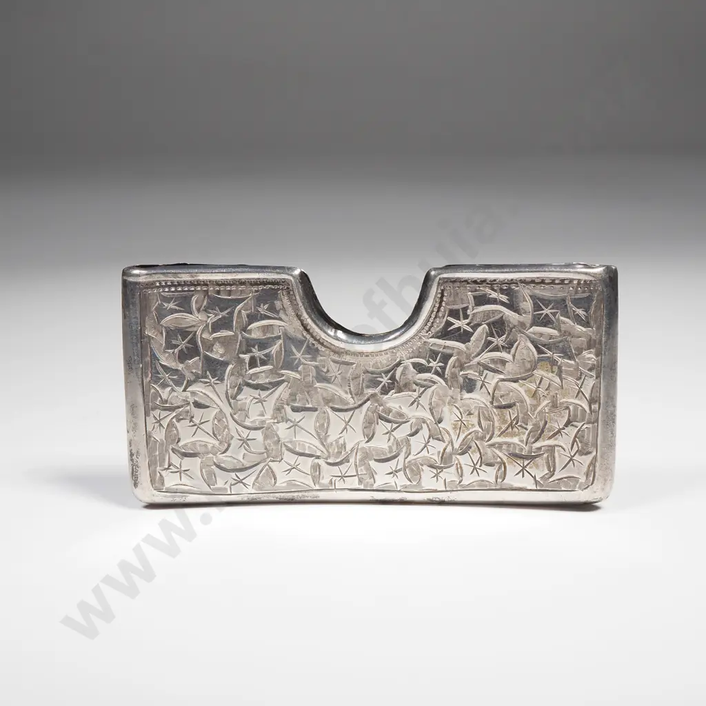 Antique Sterling Silver Card Case Image 1++