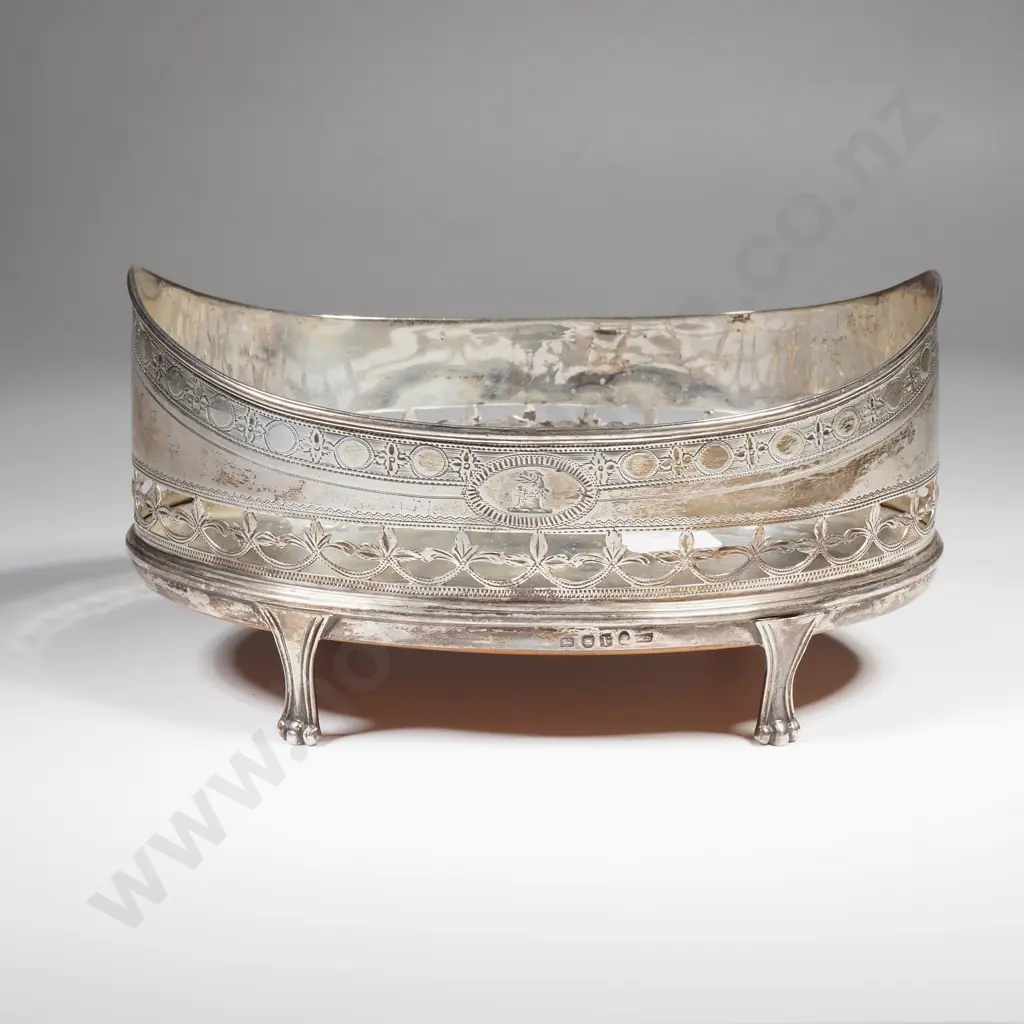 Antique Sterling Silver English Cruet Stand Image 1++