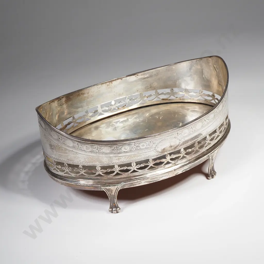 Antique Sterling Silver English Cruet Stand Image 1++