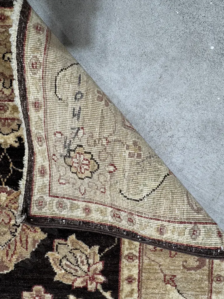 Chobrang Rug - Hand Knotted Curvilinear Design Based on the Ancient Agra Design, Woven in Afghanistan Image 1++