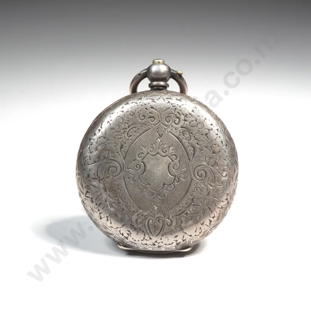 Antique Sterling Silver Ladies Pocket Watch A/F Image 1++
