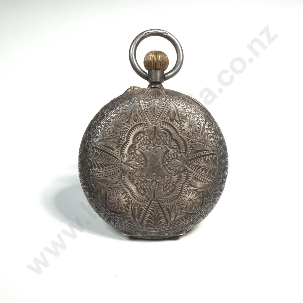 Antique Sterling Silver Ladies Pocket Watch A/F Image 1++