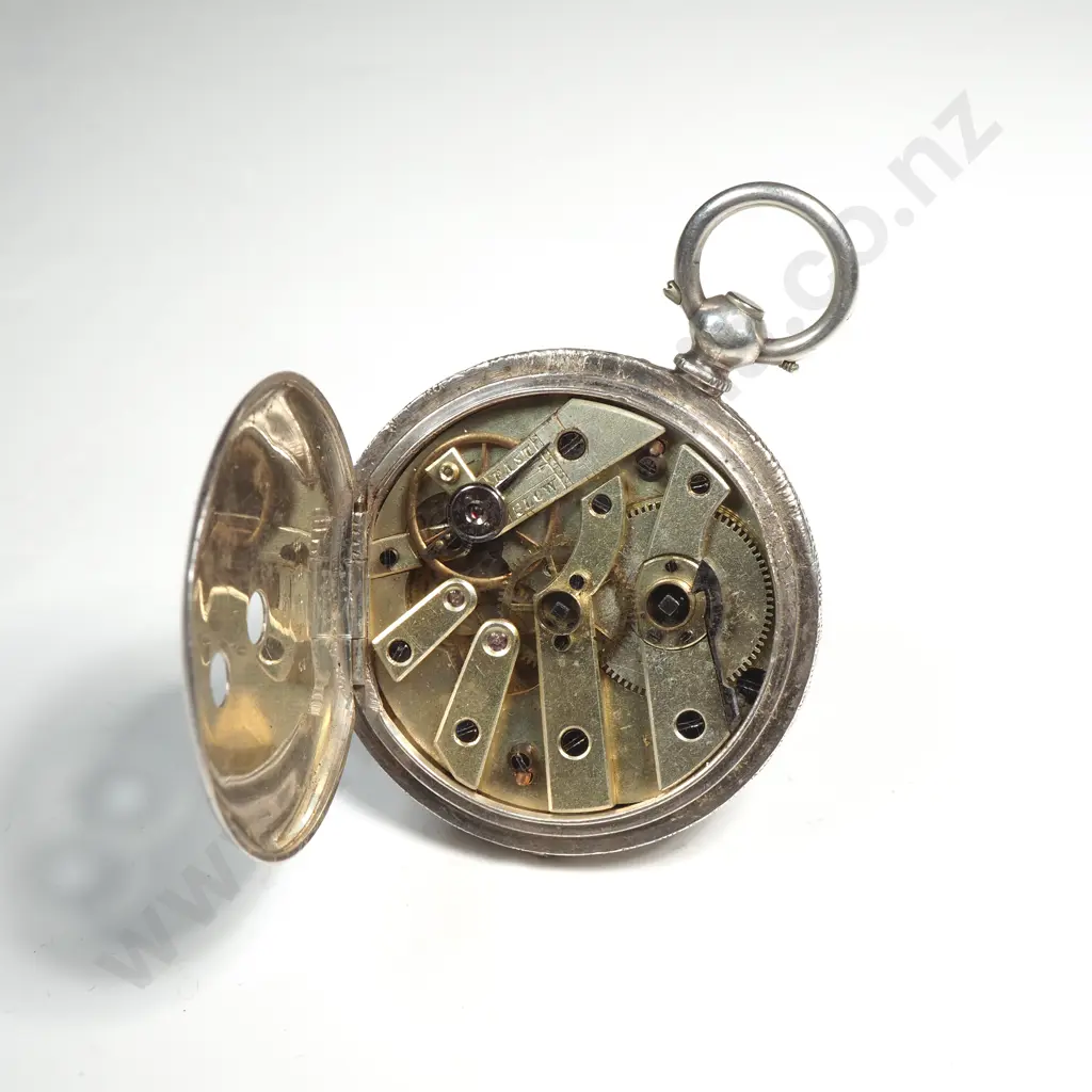 Antique Sterling Silver Ladies Pocket Watch A/F Image 1++