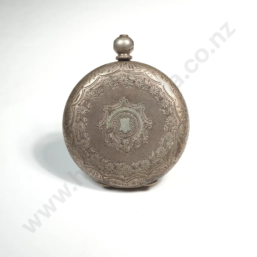Antique Sterling Silver Ladies Pocket Watch A/F Image 1++