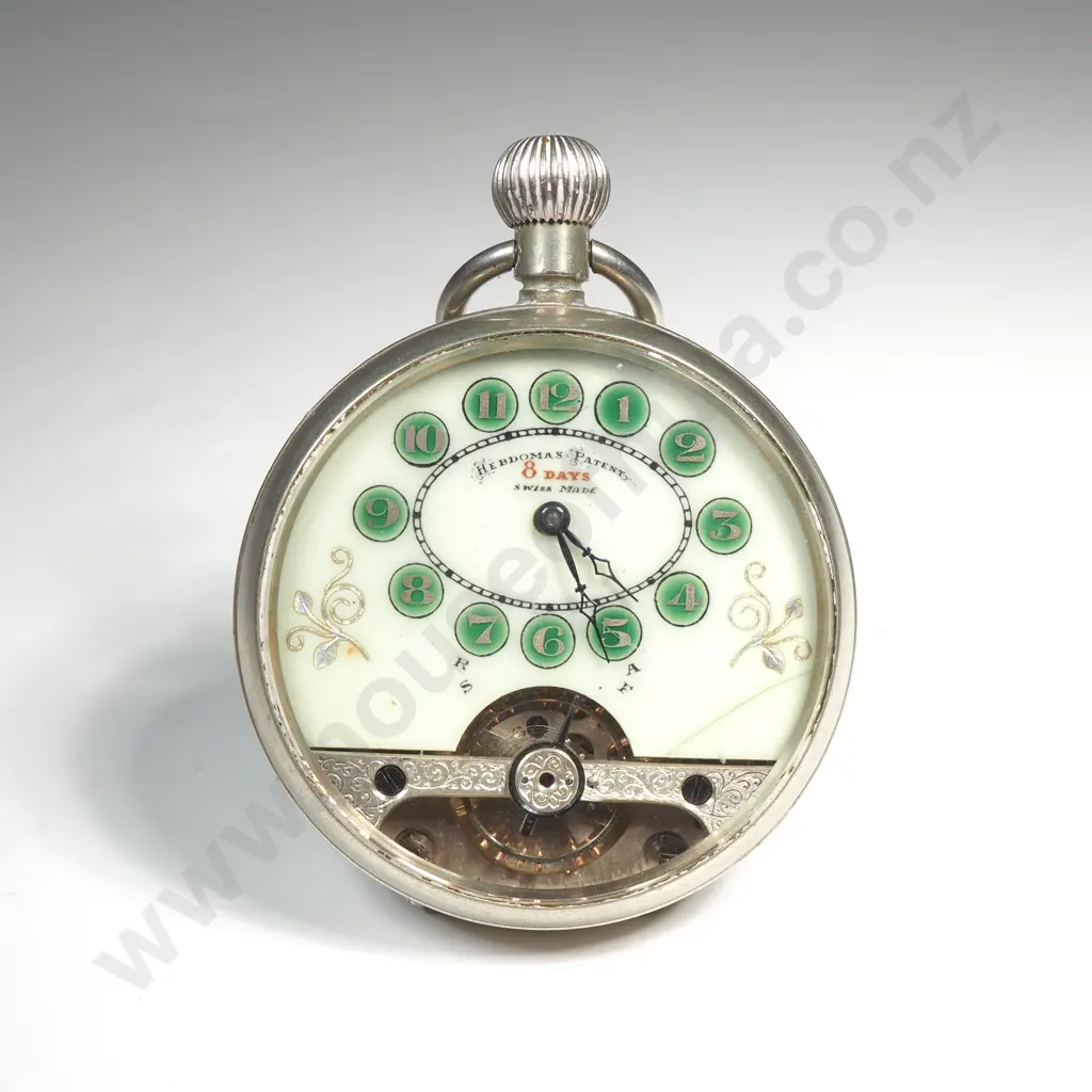 Antique Hebdomas Pocket Watch A/F Image 1++